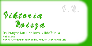 viktoria moisza business card